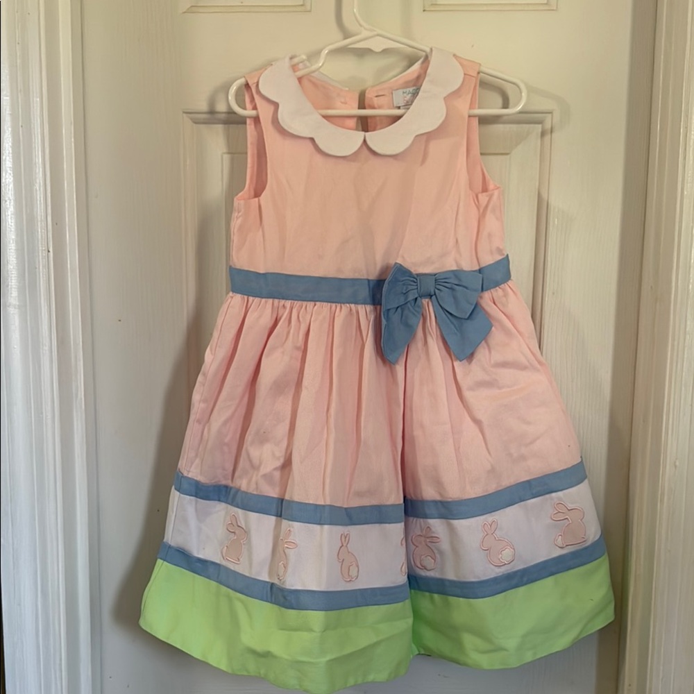 Maggie & Zoe Pink and Blue Kids Casual Dress